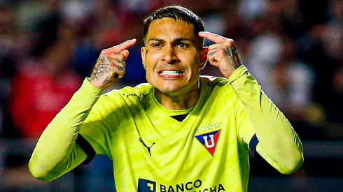 Paolo Guerrero y Liga de Quito.