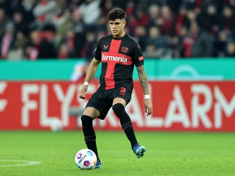 Este gigante de Europa fue a ver a Piero Hincapié en su último partido