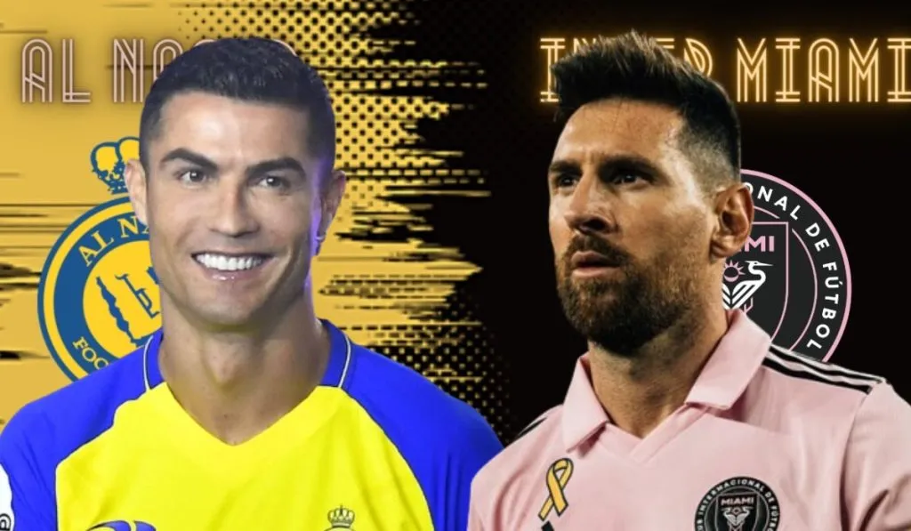 Cristiano Ronaldo vs. Lionel Messi.