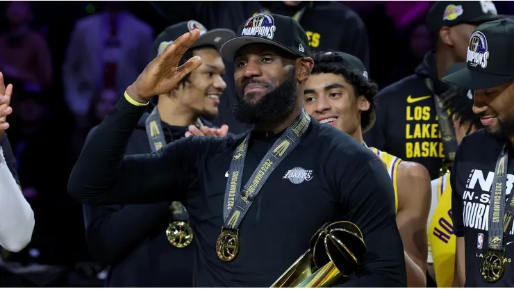 LeBron James fue el MVP de la Copa NBA.