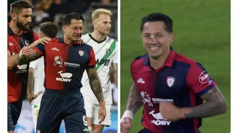 Gran golazo de Gianluca Lapadula para Cagliari en el último minuto