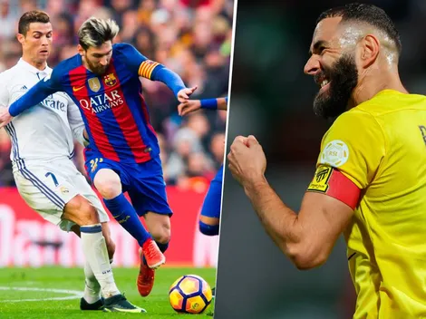 El polémico once de Benzema del que excluyó a Messi y a CR7