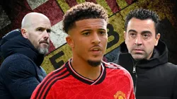 Erik Ten Hag, Jadon Sancho y Xavi.