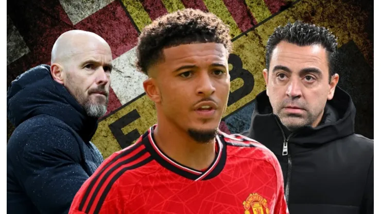 Erik Ten Hag, Jadon Sancho y Xavi.