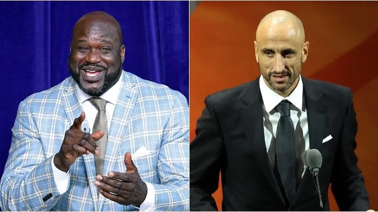 O’Neal y Ginóbili están en el Salón de la Fama. (Foto: Getty Images)