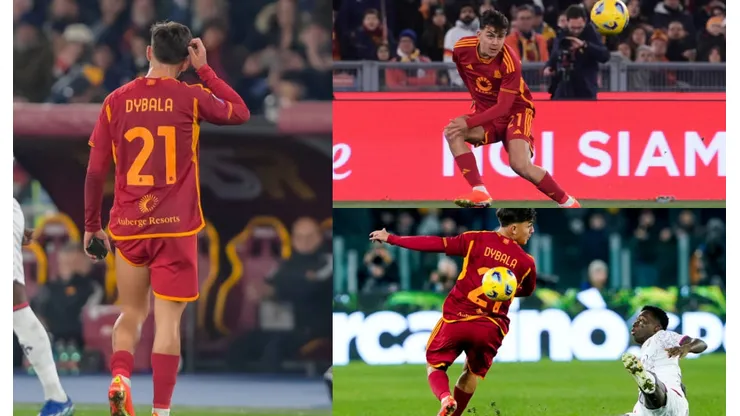 Paulo Dybala y una gran asistencia antes de salir lesionado en Roma vs. Fiorentina.