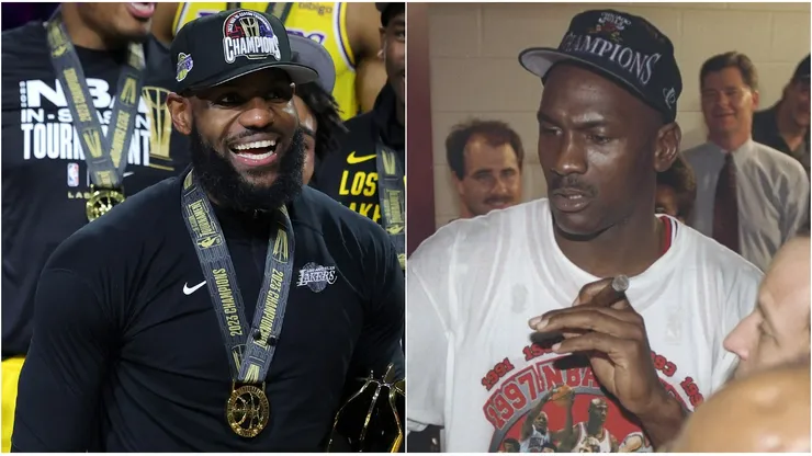 LeBron James vs. Michael Jordan.