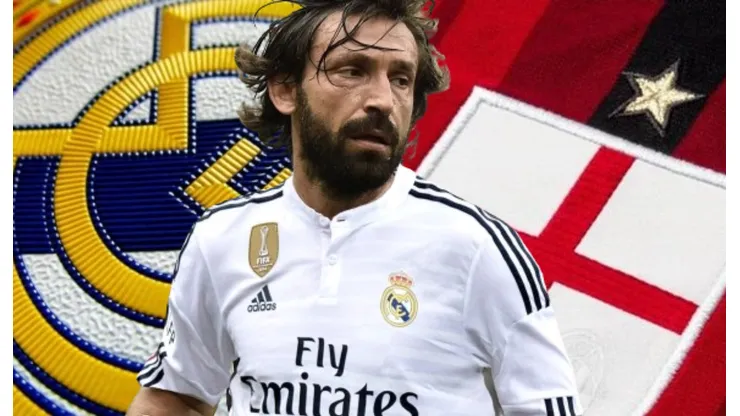 Andrea Pirlo, Real Madrid y AC Milan.