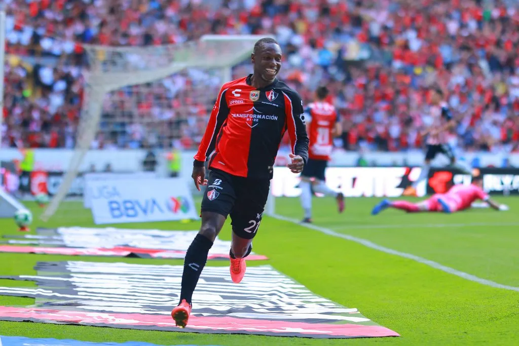 Aníbal Chalá regresó al fútbol ecuatoriano tras cinco años en el exterior, entre esos clubes estuvo Atlas. Foto: Getty.