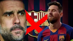 Pep Guardiola y Lionel Messi en el 2020.