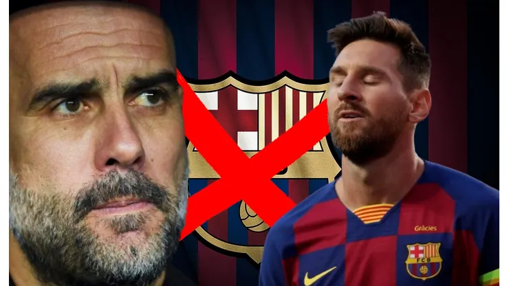 Pep Guardiola y Lionel Messi en el 2020.