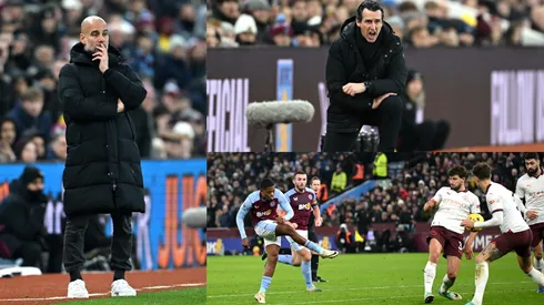Pep Guardiola y su derrota ante Aston Villa de Unai Emery.