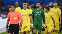RIYADH, SAUDI ARABIA - DECEMBER 01: Cristiano Ronaldo of Al-Nassr looks on before the Saudi Pro League match between Al-Hilal and Al-Nassr at King Fahd International Stadium on December 01, 2023 in Riyadh, Saudi Arabia. (Photo by Michael Regan/Getty Images)
