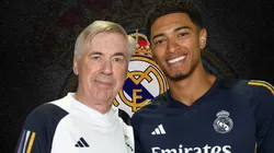 Carlo Ancelotti y Jude Bellingham.