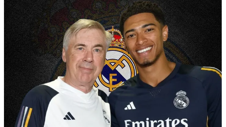 Carlo Ancelotti y Jude Bellingham.