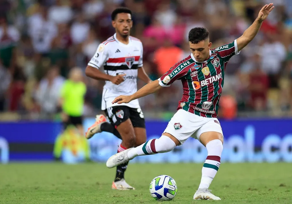 Leo Fernández tuvo varios partidos con el Fluminense en la temporada. Foto: Getty.