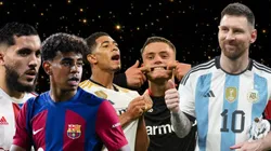 Lionel Messi y algunos de los mejores jóvenes del 2023.