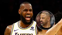 LeBron James e Ime Udoka.