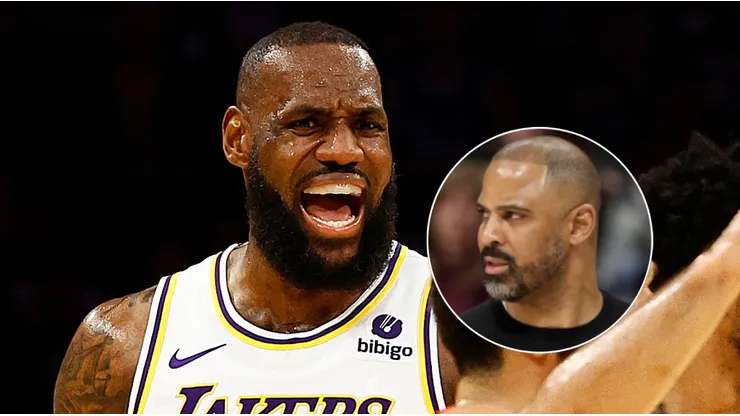 LeBron James e Ime Udoka.