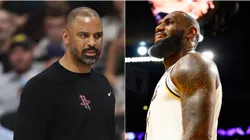 Ime Udoka y LeBron James.