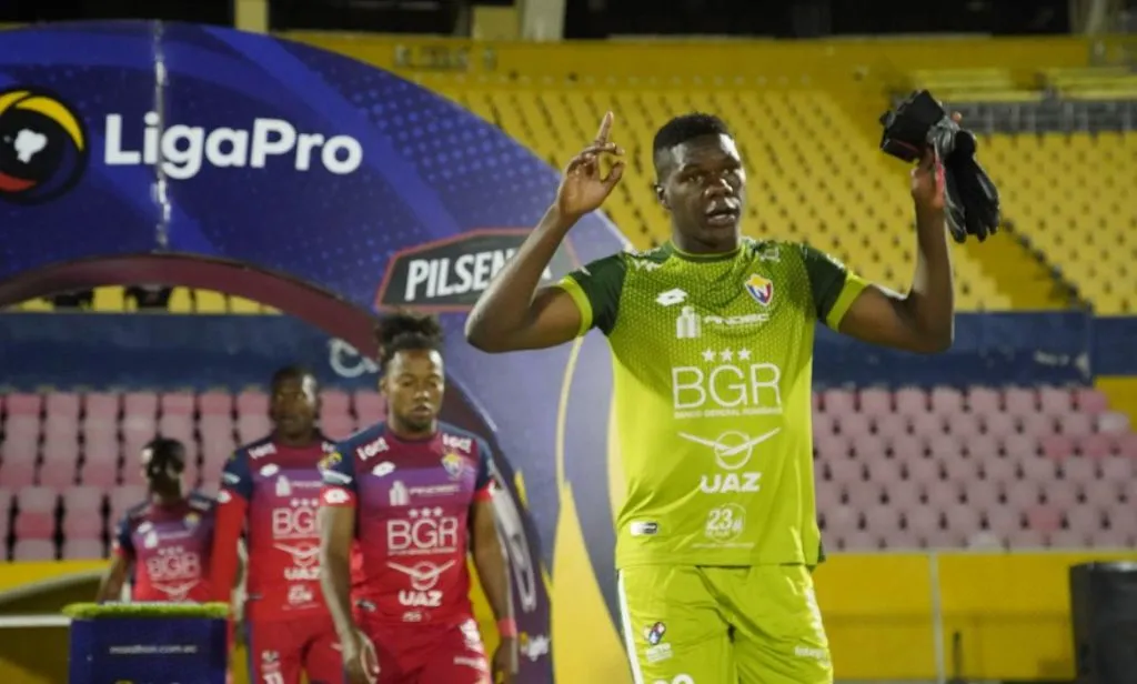 Leodán Chalá es uno de los arqueros destacados del fútbol ecuatoriano. Foto: API.