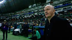 LEON, MEXICO - NOVEMBER 26: Pablo Repetto head coach of Santos Laguna looks on prior the Play-in match between Leon and Santos Laguna as part of the Torneo Apertura 2023 Liga MX at Leon Stadium on November 26, 2023 in Leon, Mexico. (Photo by Leopoldo Smith/Getty Images)