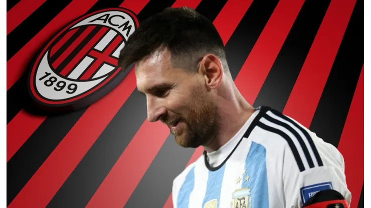 Lionel Messi y AC Milan.