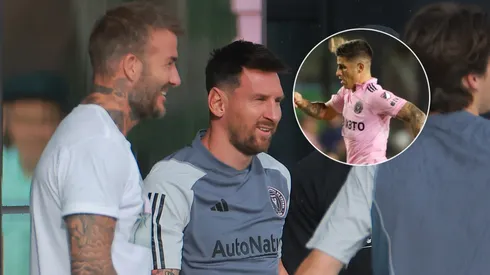 David Beckham, Lionel Messi y Nicolás Stefanelli.