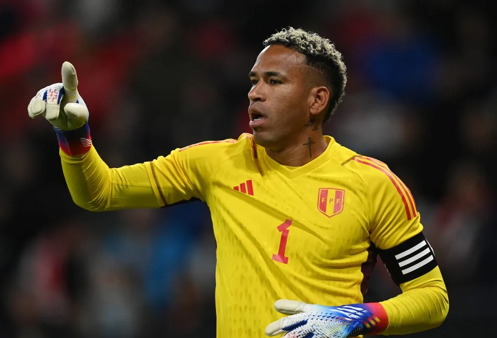 Pedro Gallese jugando con la Selección Peruana. (Foto: Getty).
