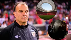 Marcelo Bielsa y el homenaje eterno que le hace Athletic Club Bilbao.