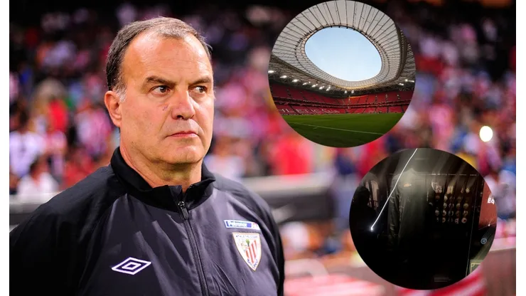 Marcelo Bielsa y el homenaje eterno que le hace Athletic Club Bilbao.