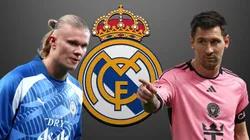 Erling Haaland y Lionel Messi.