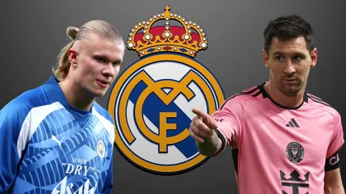 Erling Haaland y Lionel Messi.