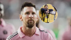 Lionel Messi y Rodolfho Chona.