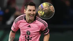 Lionel Messi y Álvaro Morales.