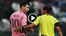 Lionel Messi y Edina Alves.