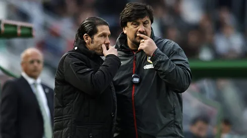 Germán Burgos dijo que tiene una manera de parar los equipos diferente a la de Diego Simeone. Getty Images.