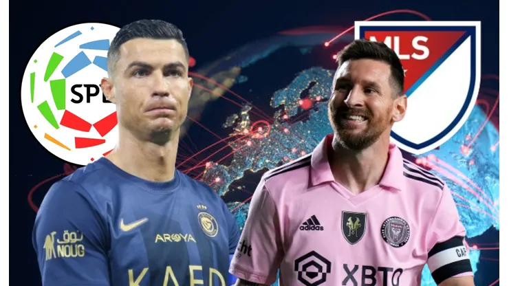 Lionel Messi y Cristiano Ronaldo, las caras de la MLS o la Saudí Pro League.