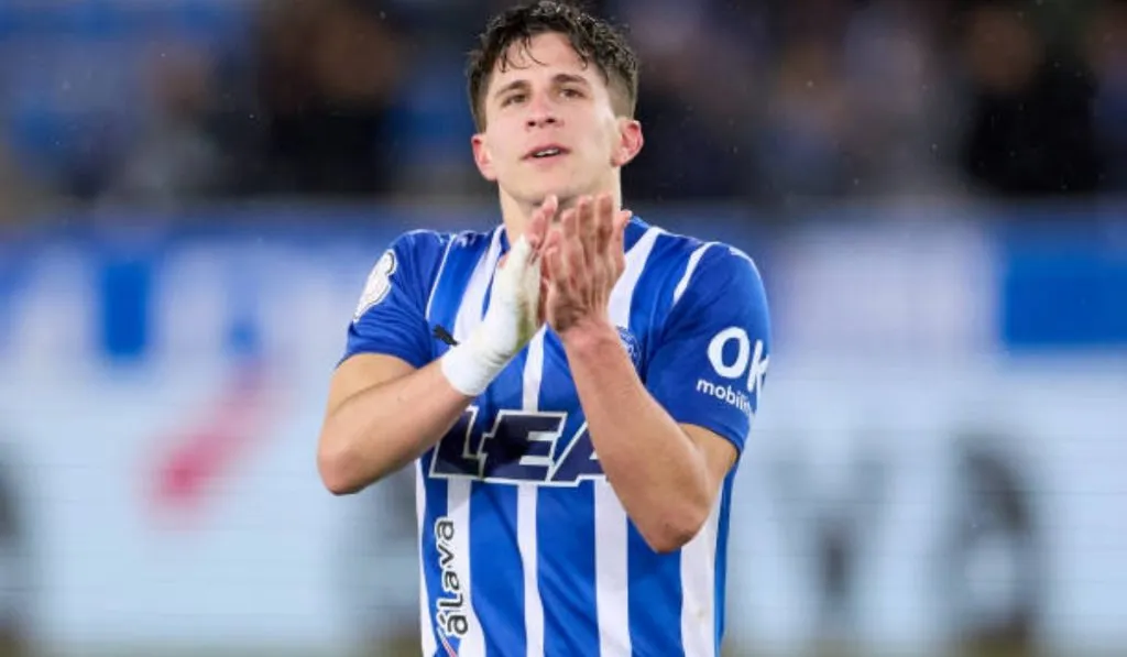 Giuliano Simeone en su retorno a LaLiga con Deportivo Alavés: Getty Images