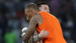 Eloy Room y Lionel Messi.