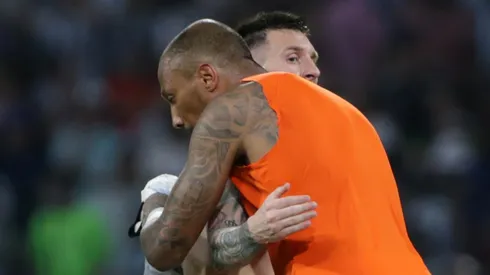 Eloy Room y Lionel Messi.