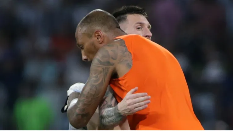 Eloy Room y Lionel Messi.