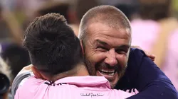 Lionel Messi y David Beckham.