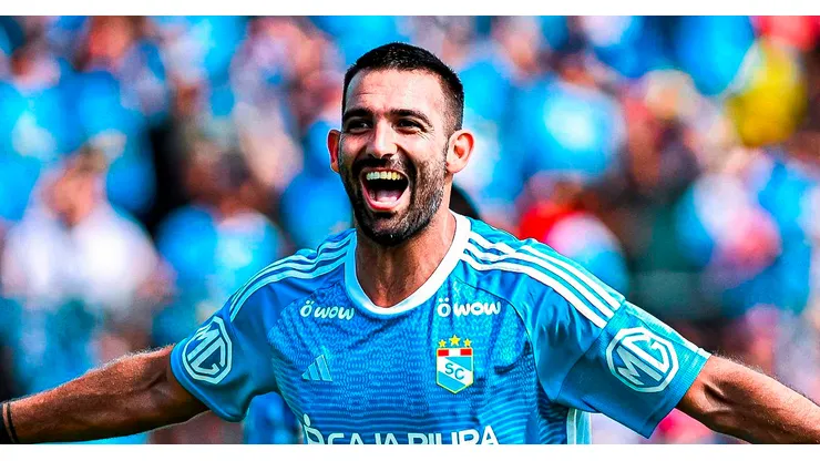 Sporting Cristal y Martín Cauteruccio.