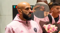 Yassine Cheuko y un socio de Inter Miami.