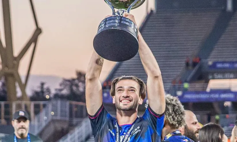 Lautaro Díaz fue uno de los goleadores de la Copa Sudamericana que ganó Independiente del Valle. Foto: Getty.