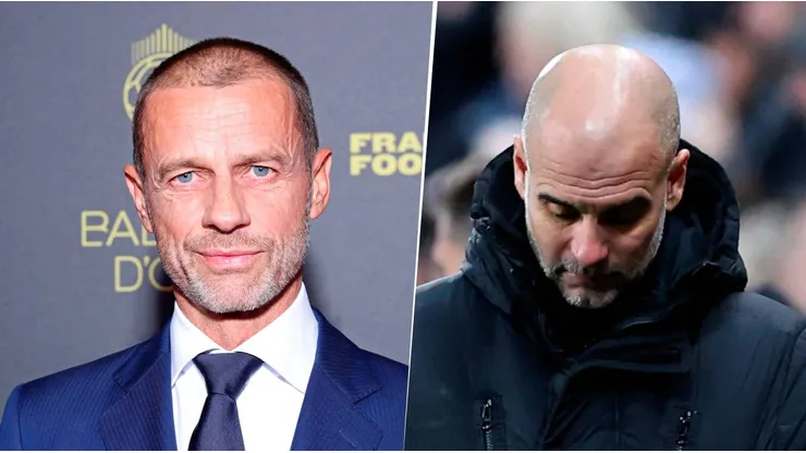 Aleksander Ceferin reafirmó las acusaciones de la UEFA al Manchester City por sus irregularidades en el Fair Play Financiero. Getty Images.