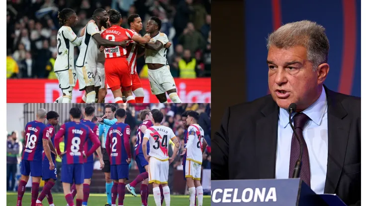 Joan Laporta y algunas de las polémicas de LaLiga.