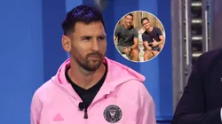 Lionel Messi, Cristiano Ronaldo y Edu Aguirre.