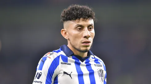 MONTERREY, MEXICO - NOVEMBER 08: Joao Rojas of Monterrey looks on during the 10th round match between Monterrey and Santos Laguna as part of the Torneo Apertura 2023 Liga MX at BBVA Stadium on November 08, 2023 in Monterrey, Mexico. (Photo by Azael Rodriguez/Getty Images)